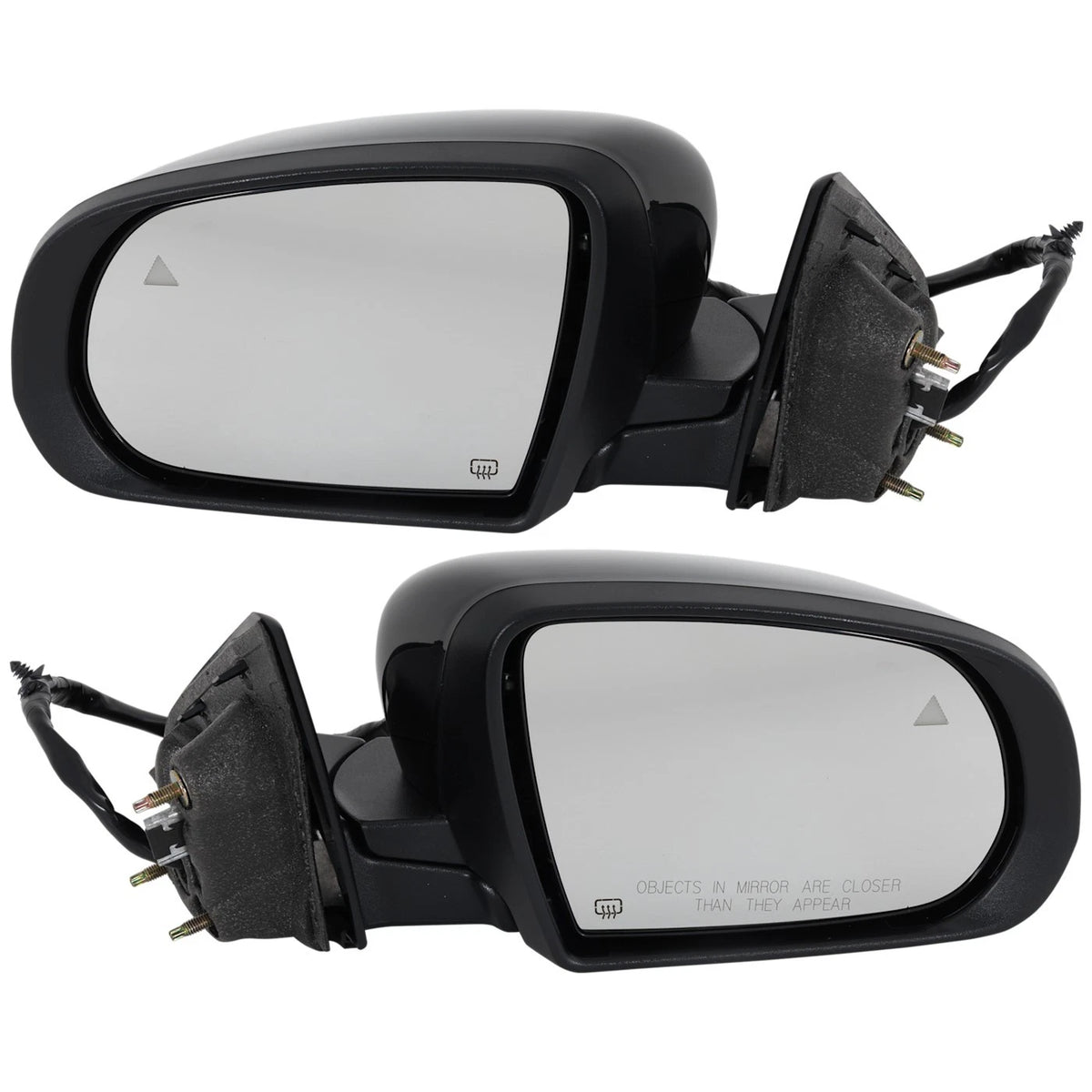2 Mirrors Driver & Passenger Side Heated for Jeep Compass 2017-2026 Pair